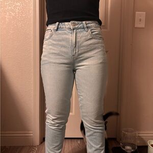 American Eagle Outfitters High Rise Light Blue Jeans